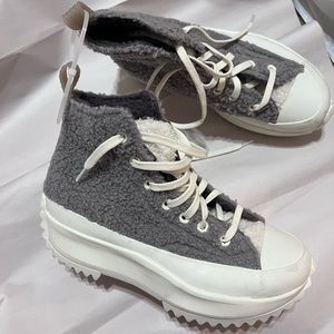 Converse Run Star Hike Sherpa Sneakers